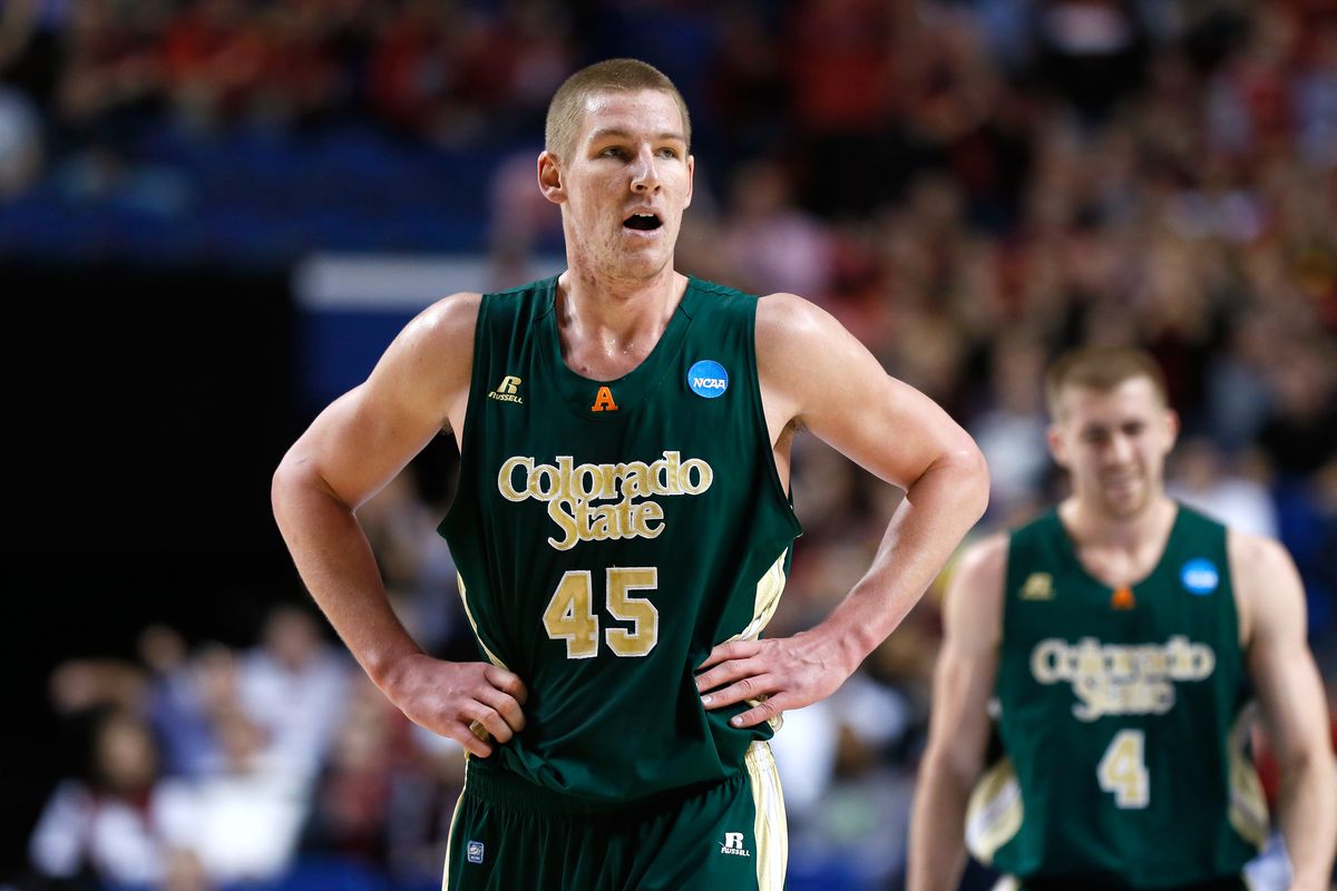 Colton Iverson during a Colorado State game