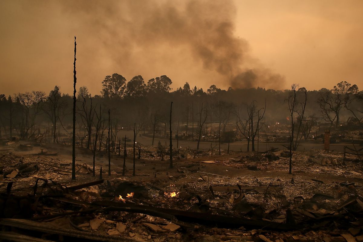 Multiple Wildfires Destroy Homes, Threaten California Wine Country