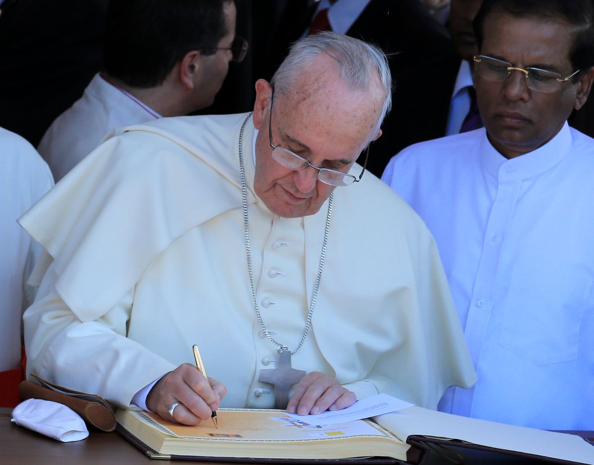 Pope Francis Visits Sri Lanka - Day 1