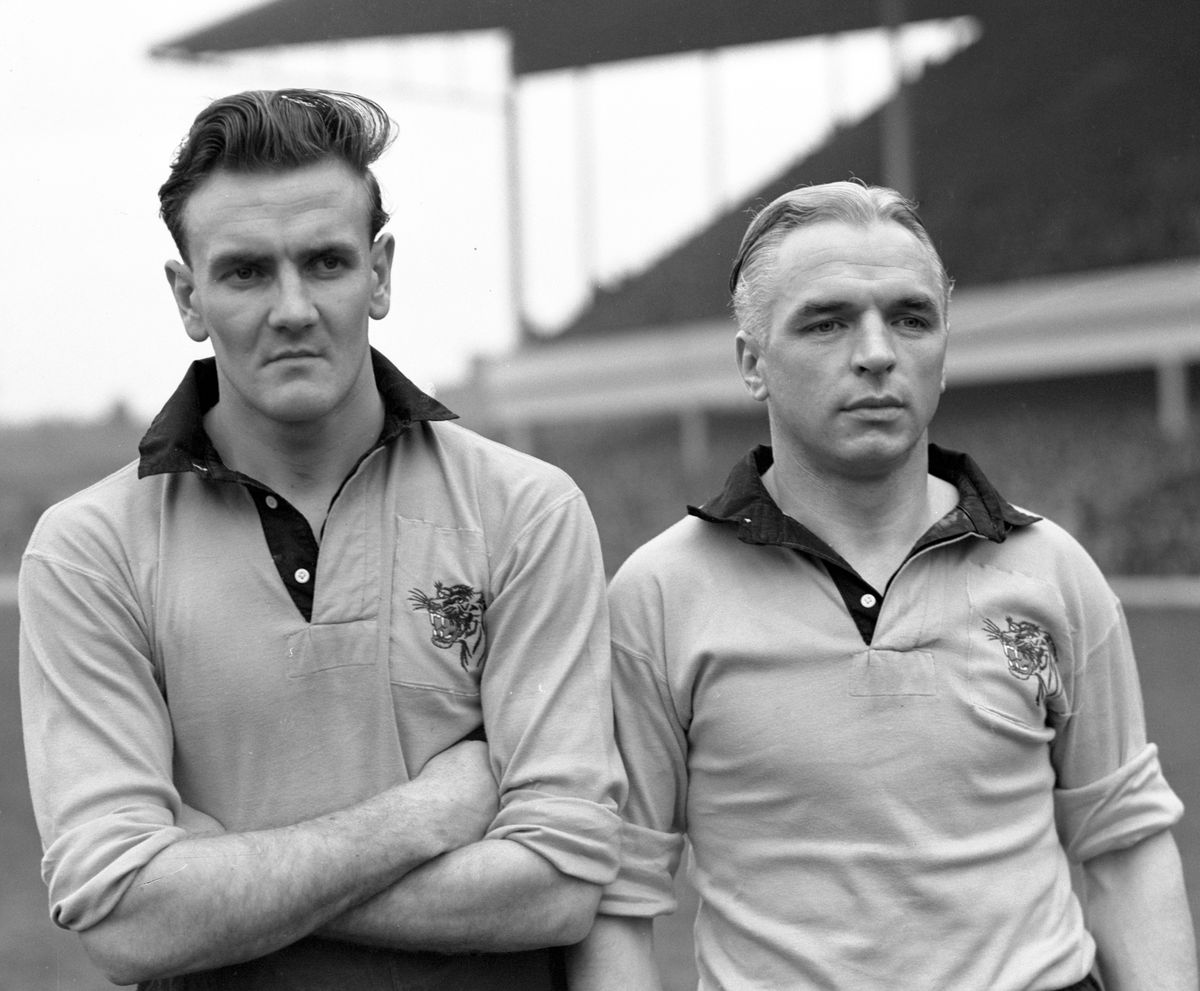 Raich Carter and Don Revie - Boothferry Park