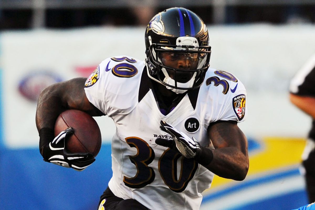 Bernard Pierce will likely be the go-to running back on Sunday with Ray Rice listed as doubtful. 