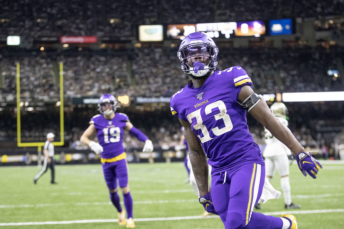 The Minnesota Vikings beat the New Orleans Saints in overtime in a Wild Card game