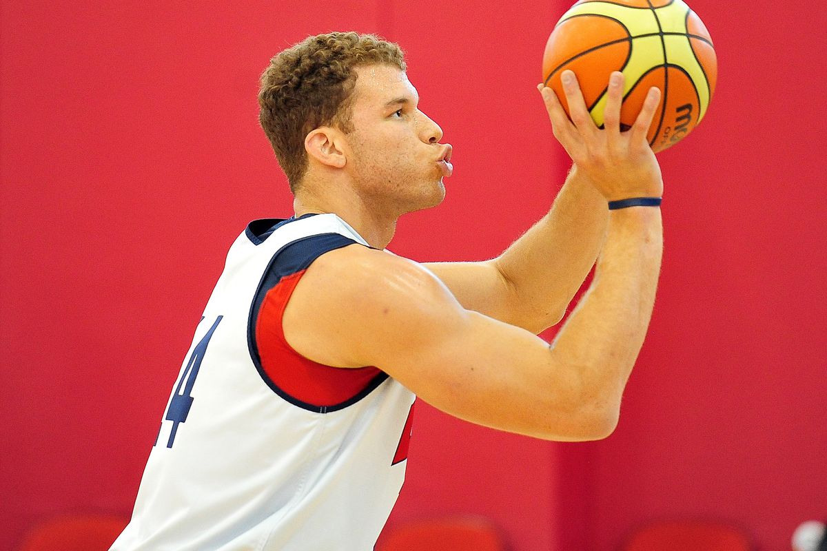 Unfortunately, this is the last we'll see of Blake Griffin in a Team USA uniform....this year.