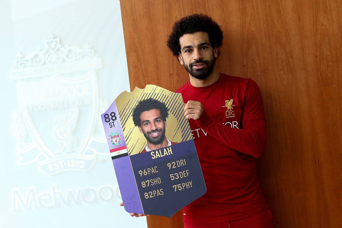 Mohamed Salah is Awarded with the EA SPORTS Player of the Month for November