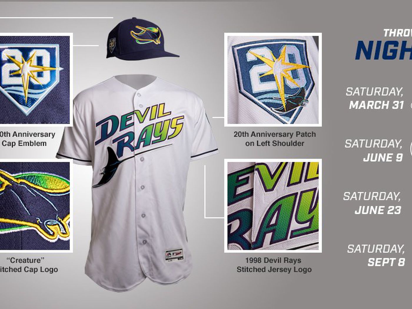 devil rays jersey throwback