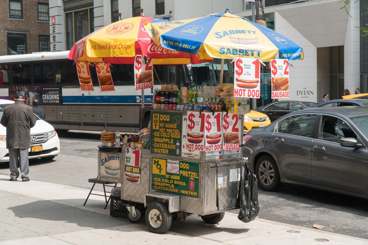 NYC food cart