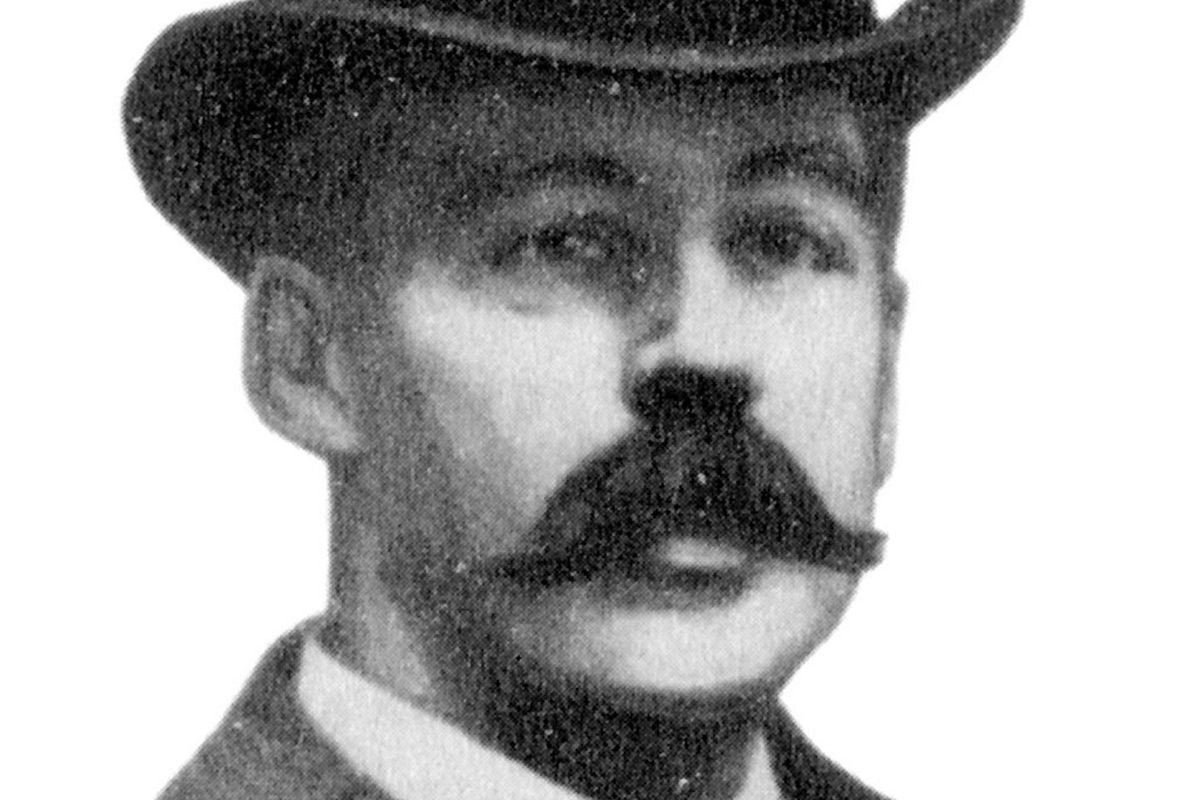 Dr. H.H. Holmes, the pseudonym of New Hampshire-born physician Herman Webster Mudgett, shown in an undated photo, is believed by many authorities to have been America’s first urban serial killer. 