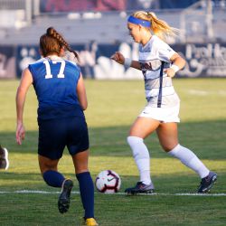 The Syracuse Orange take on the UConn Huskies in a women’s college soccer game at Morrone Stadium in Storrs, CT on August 20, 2018.