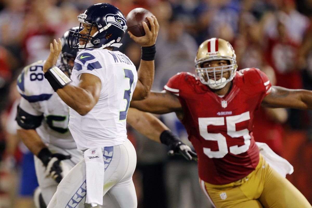 Ahmad Brooks looks to give Russell Wilson a sophomore slumping.