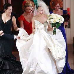 Sex and the City (2008): This Vivienne Westwood dress was a game changer, and then Carrie lost. And then she won. And then they made a sequel. Marriage!