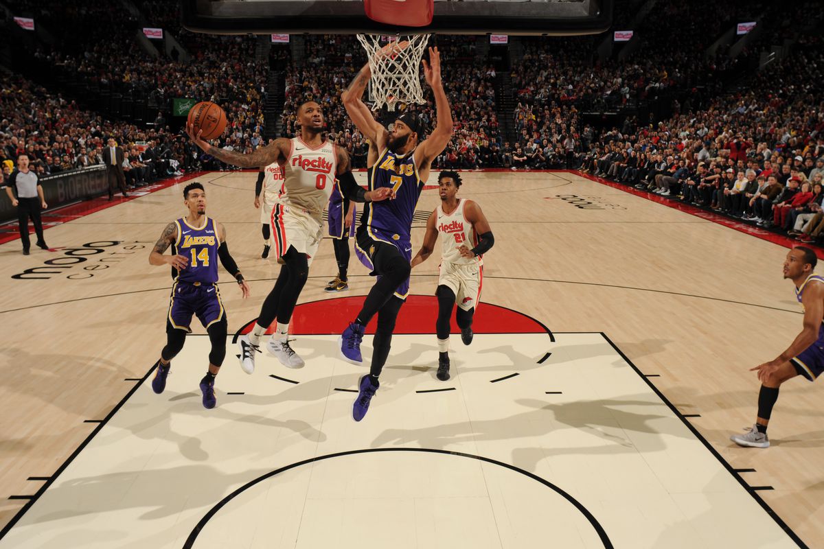 Los Angeles Lakers v Portland Trail Blazers
