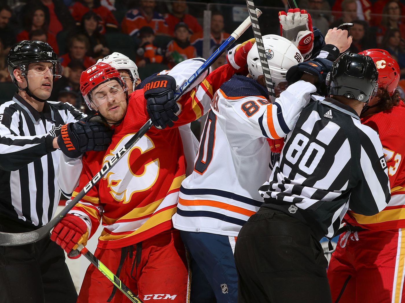 Flames and Oilers Meet in Biggest Battle of Alberta in Years - Matchsticks  and Gasoline