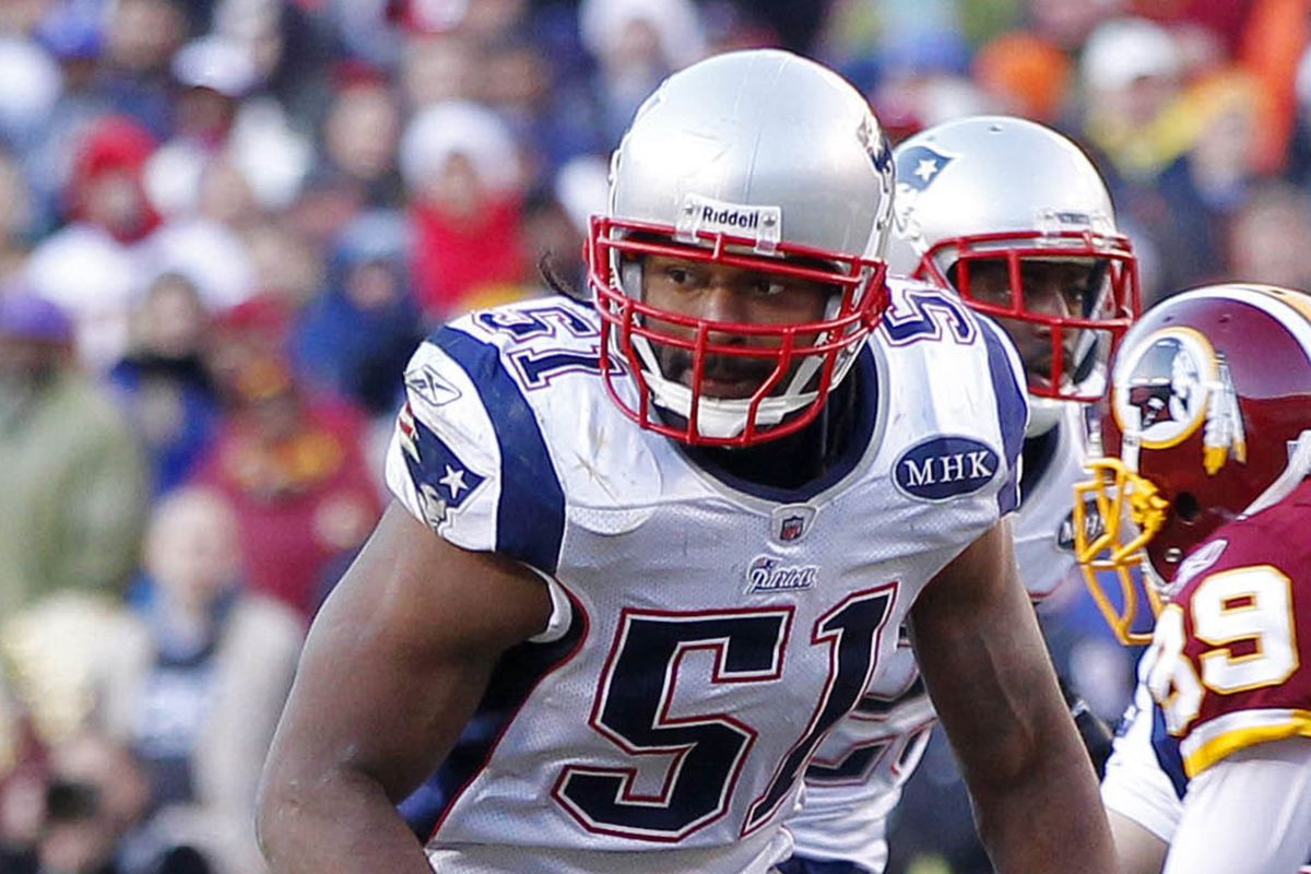 Linebacker and captain Jerod Mayo is projected to return to the Patriots' line-up this fall.