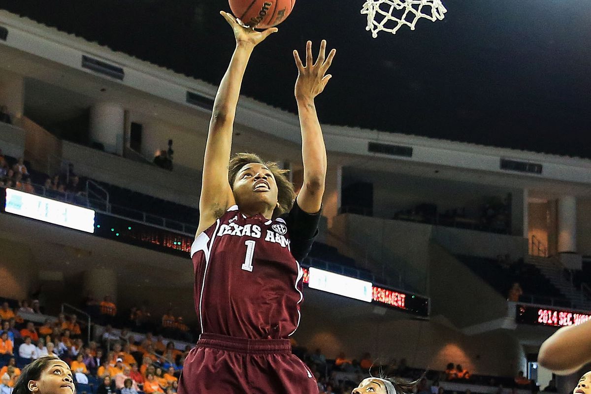 Courtney Williams joined the 1,000 point club for the Ags on Monday night