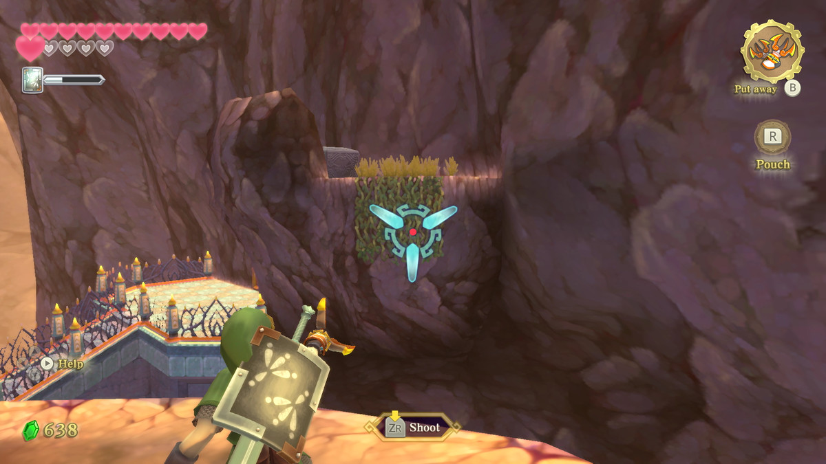 A Goddess Cube in The Legend of Zelda: Skyward Sword HD