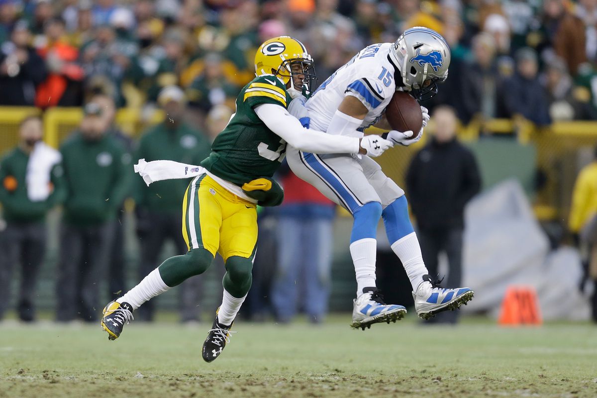 Green Bay Packers CB Sam Shields defends Detroit Lions WR Golden Tate