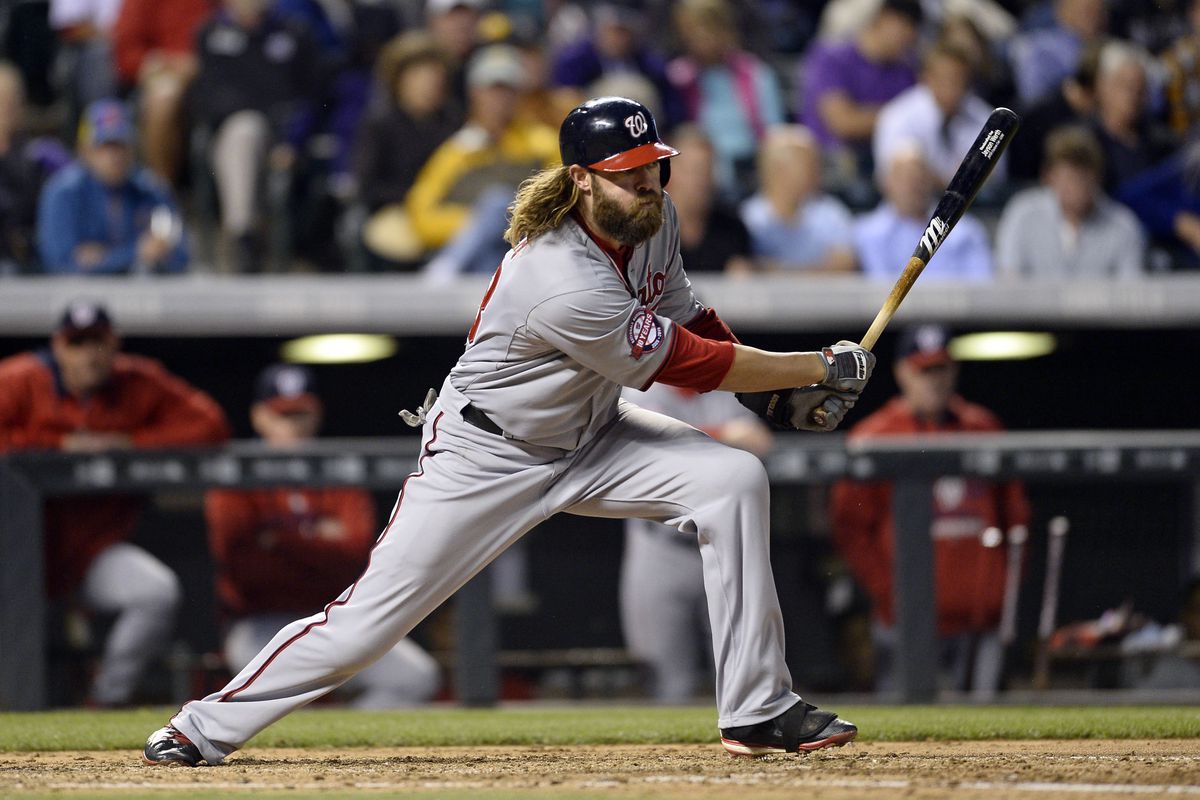 Shades of 2012: Jayson Werth returned to the leadoff spot on Tuesday night.