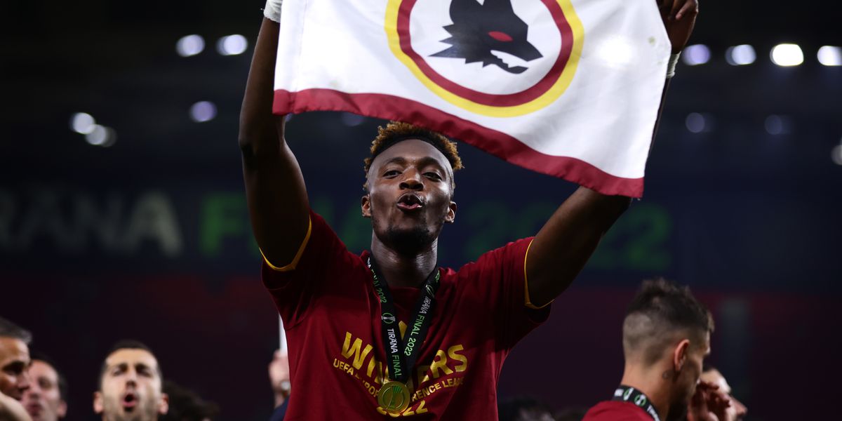  Tammy winks into AS Roma legend as he and Mourinho win another European cup