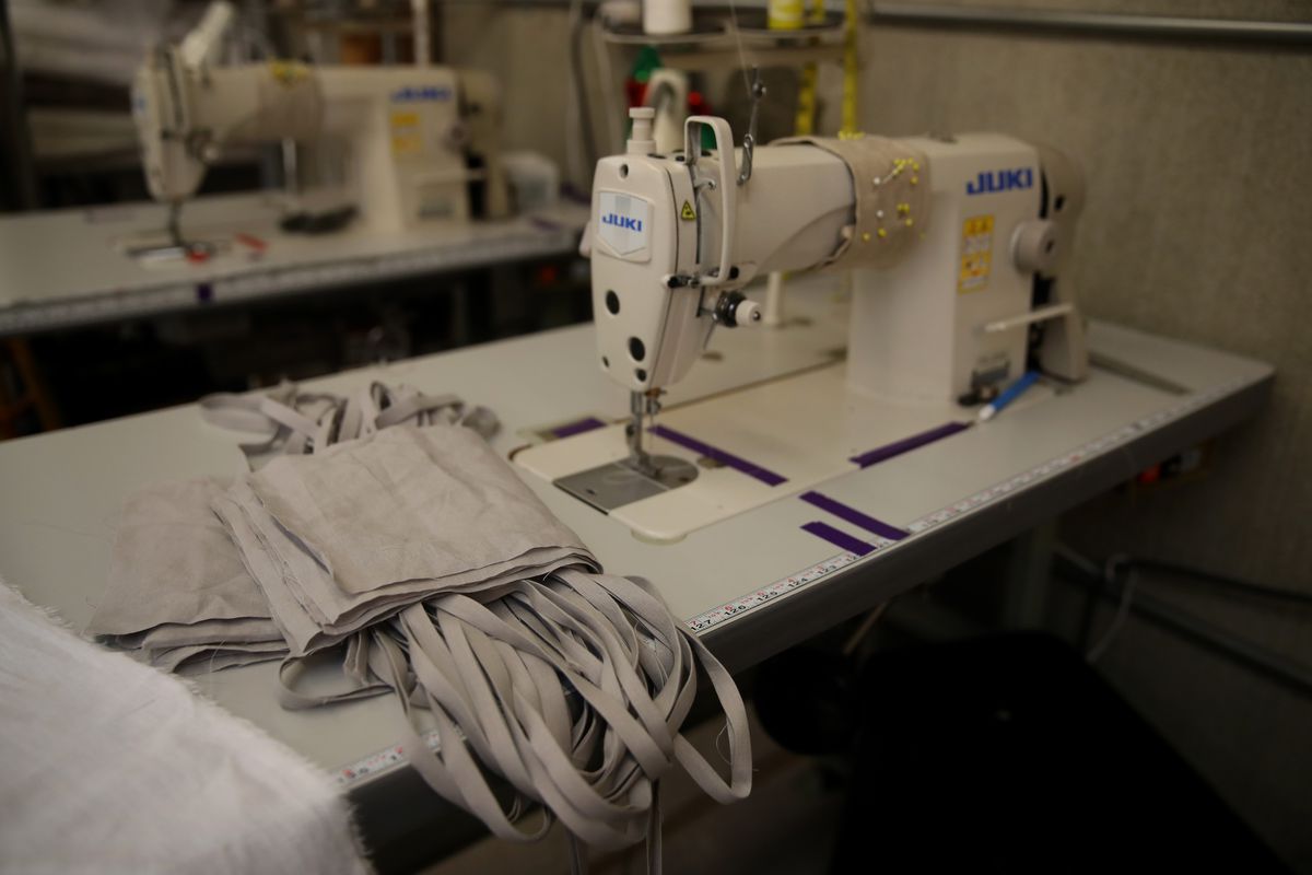 Linen Company Converts Production To Masks During COVID-19 Pandemic