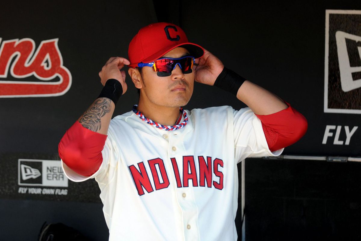 His future is so bright, he has to wear shades. Is that future with the Indians?