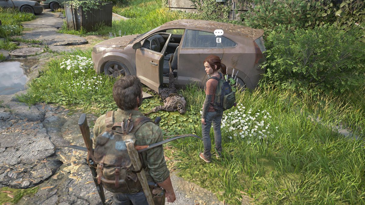 Optional conversation 15 location during the Alone and Forsaken section of the Pittsburgh chapter in The Last of Us Part 1