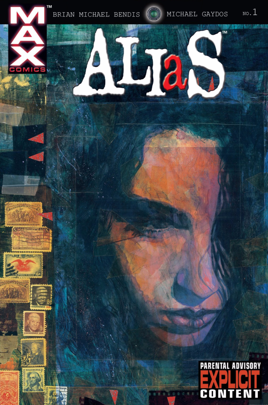 The cover of Alias #1, Marvel Comics.