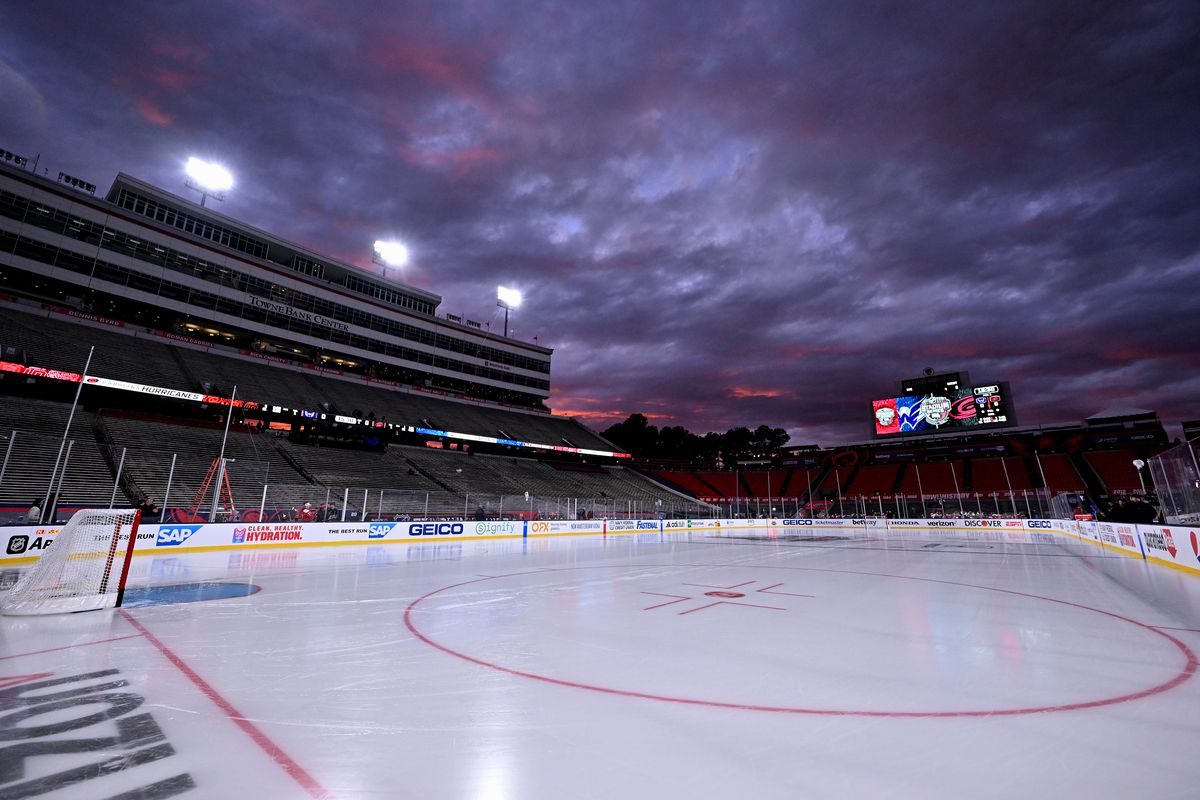 2023 Navy Federal Credit Union NHL Stadium Series - Hurricanes and Capitals practice and family skates