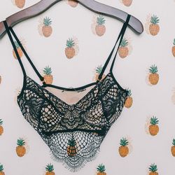 For Love & Lemons 'Bat Your Lashes' underwire bra, <a href="http://www.cloakanddaggernyc.com/index.php?main_page=product_info&cPath=2_29&products_id=1698">$121</a>