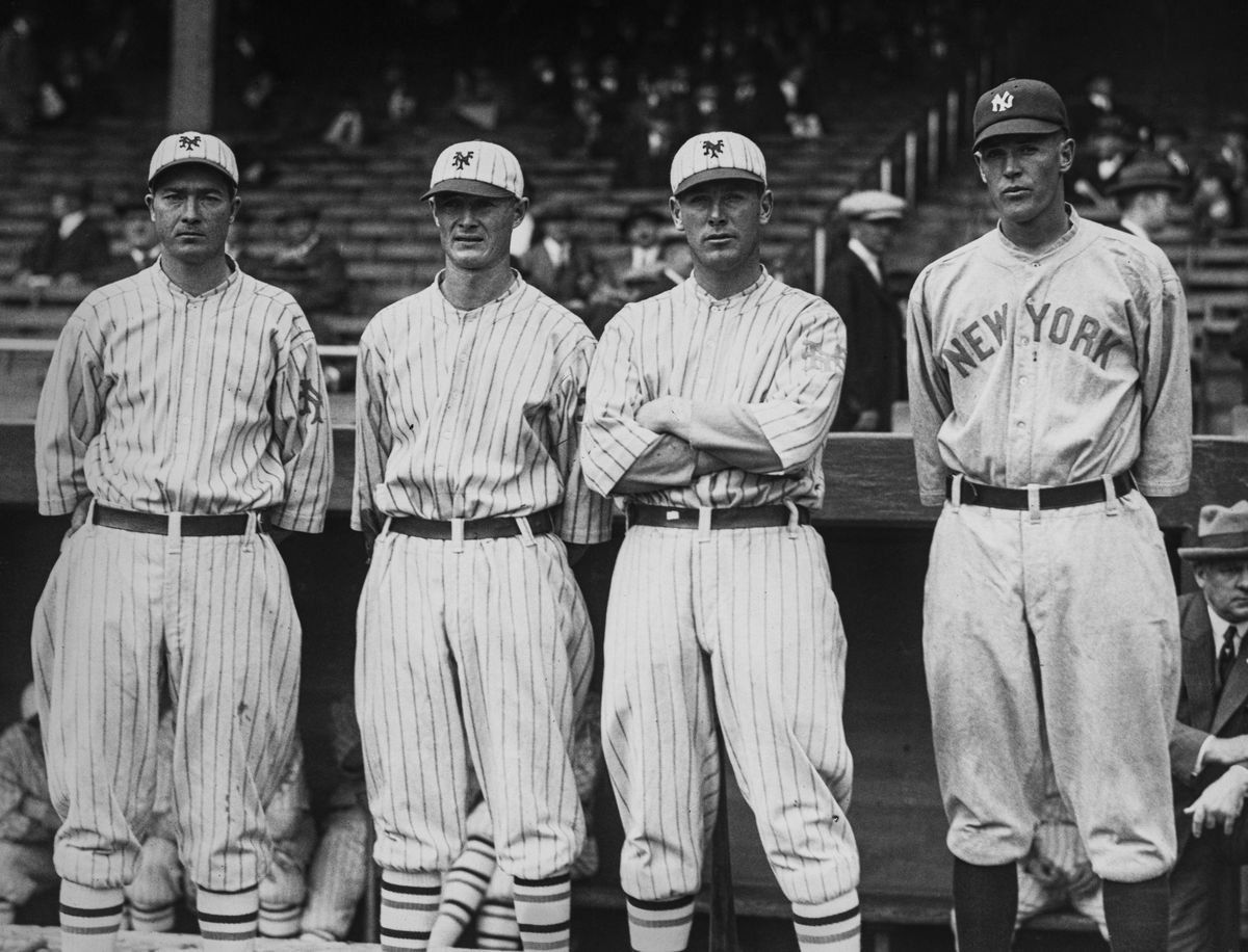 1922 MLB World Series New York Yankees vs New York Giants