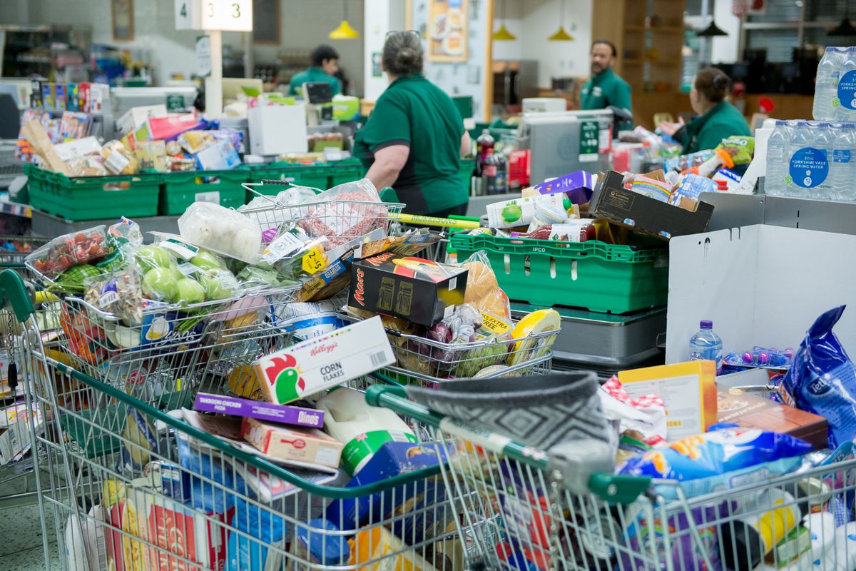 A U.K. supermarket, which could be hit by no-deal Brexit food price rises