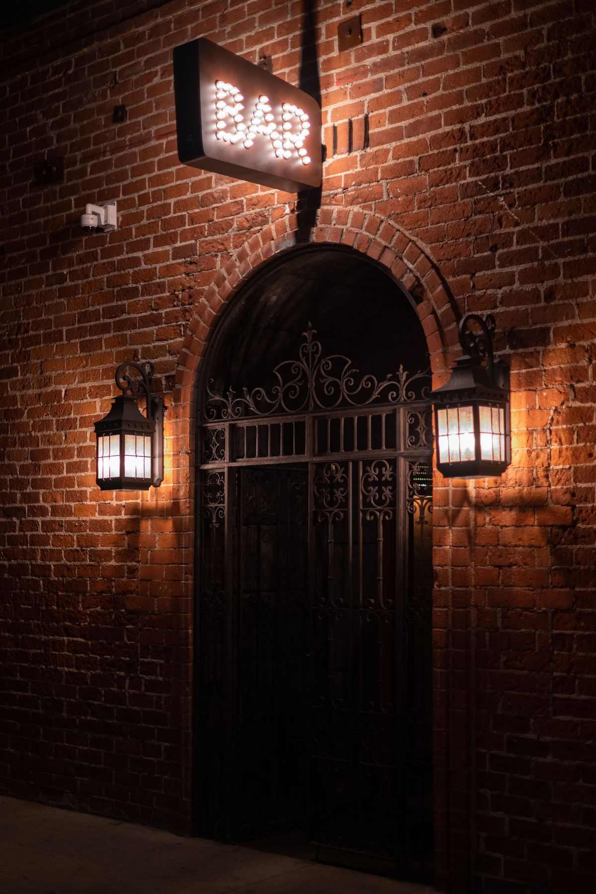 Entry to the High Low Bar in Los Angeles, California