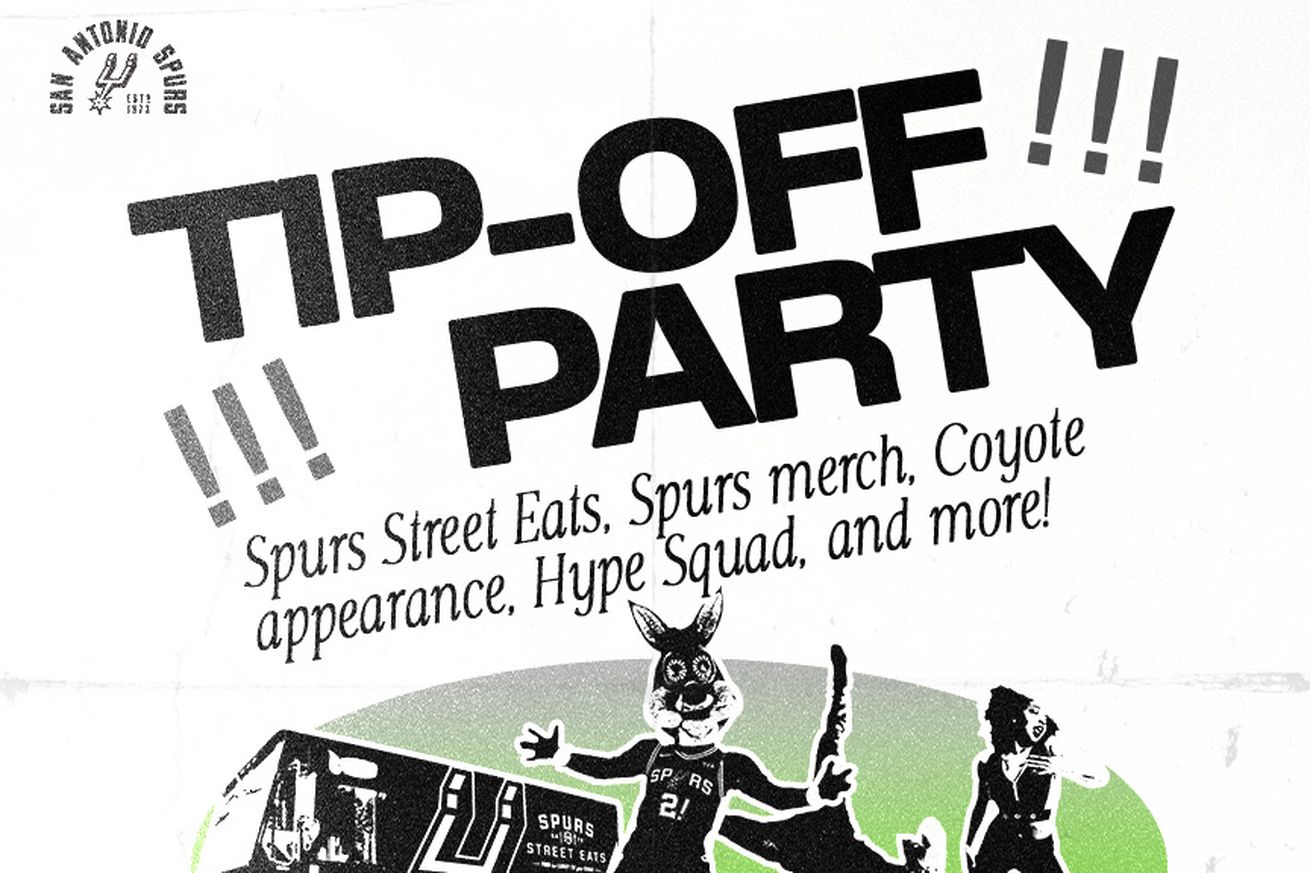 Open Thread: Come to the Spurs Tip-Off Party at Legacy Park