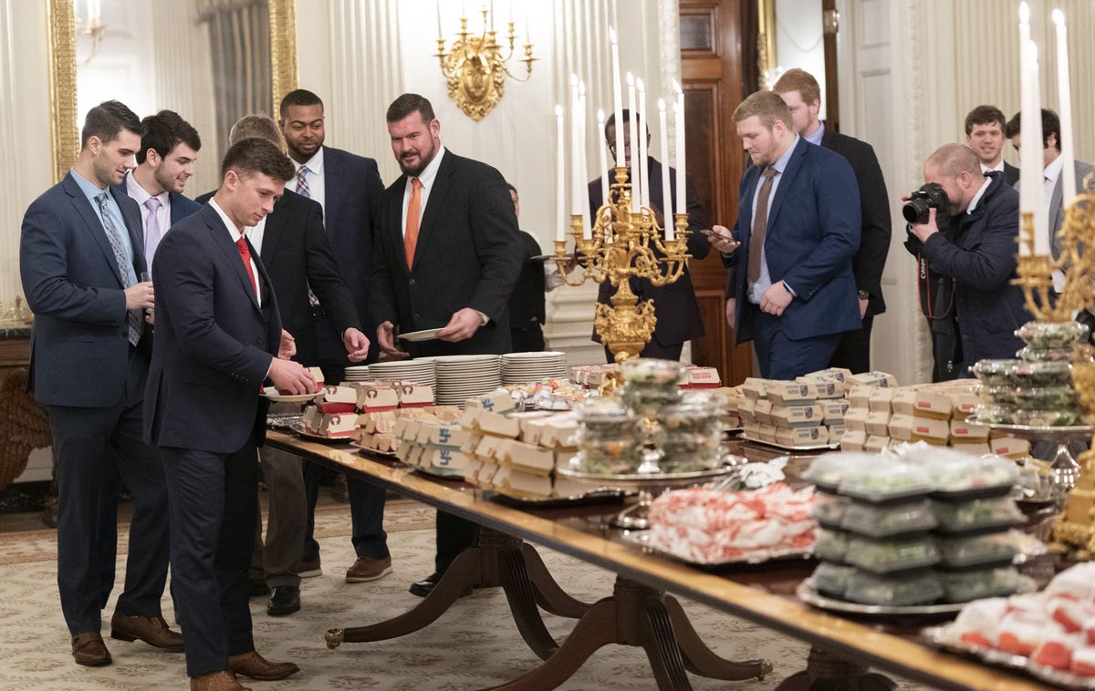 President Trump Hosts College Football Champion Clemson Tigers At White House