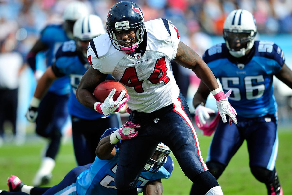 If you're looking for a Texan to break out for fantasy purposes, it has to be Ben Tate, doesn't it?