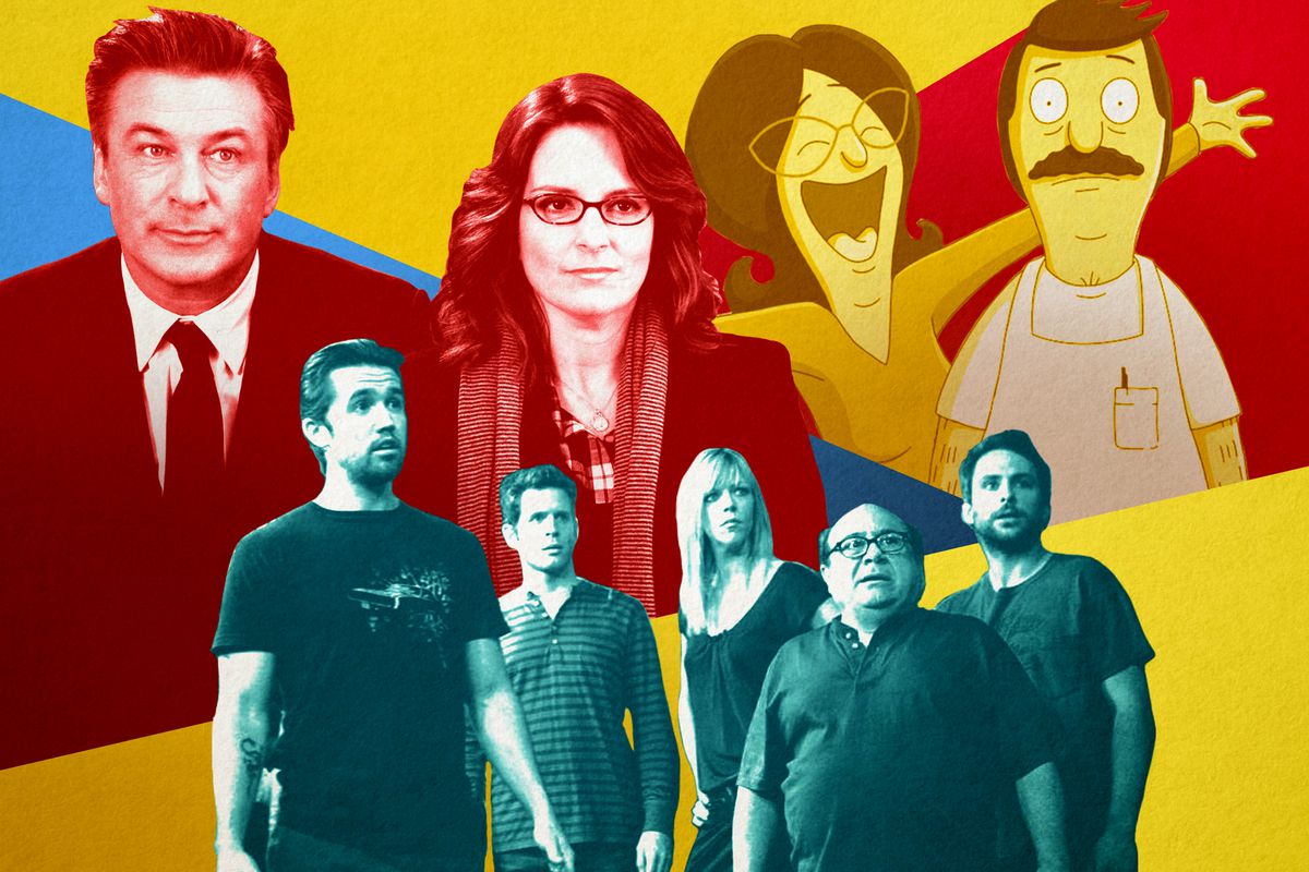 Characters from ‘30 Rock,’ ‘Bobs Burgers,’ and ‘It’s Always Sunny in Philadelphia’
