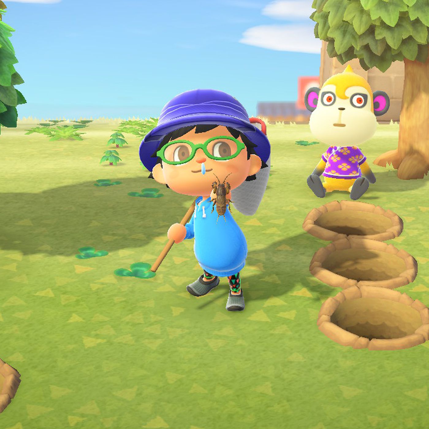 How To Catch A Mole Cricket In Animal Crossing New Horizons Switch Polygon