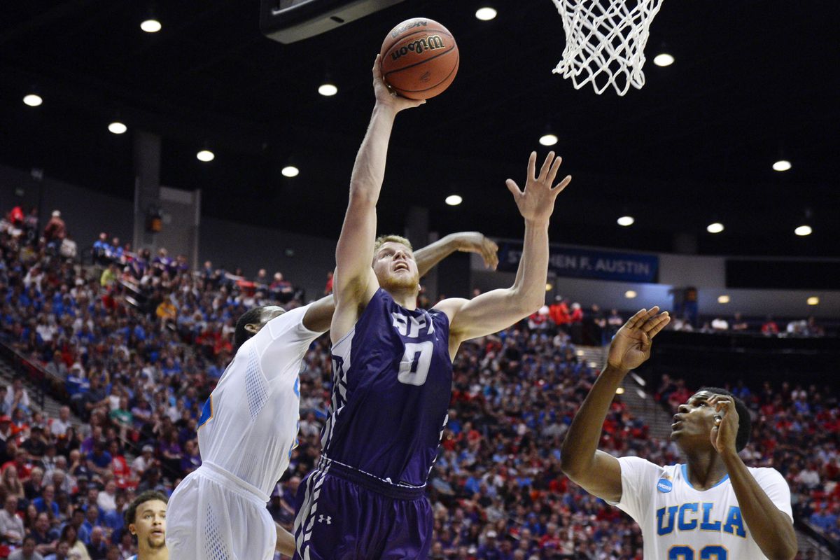 Thomas Walkup led SFA in the Round of 32 loss to UCLA
