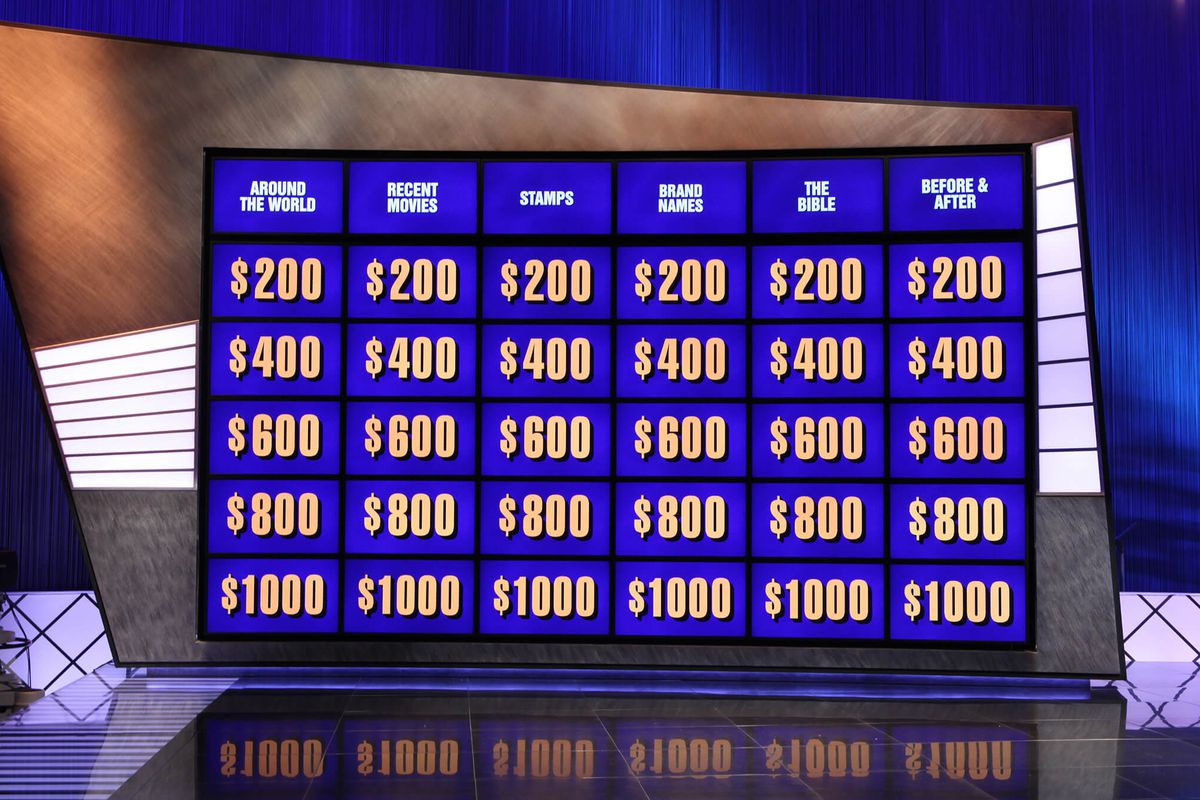 jeopardy game board