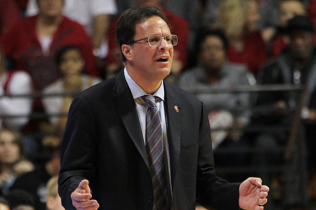Hopefully, Georgetown makes Tom Crean look like this a lot on Saturday.