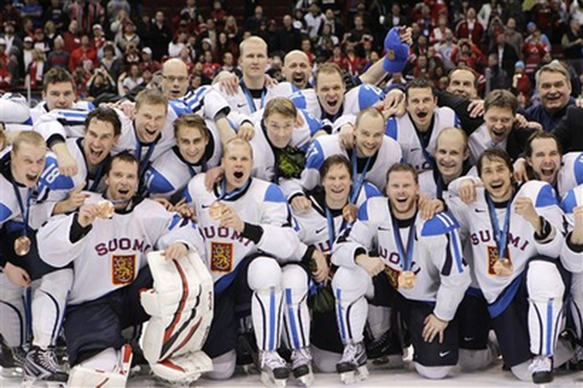 Team Finland by <a href="http://sports.yahoo.com/nhl/blog/puck_daddy/post/Selanne-Last-Olympics-for-Finland-likely-last-?urn=nhl,224759" target="new">Yahoo! Sports</a>