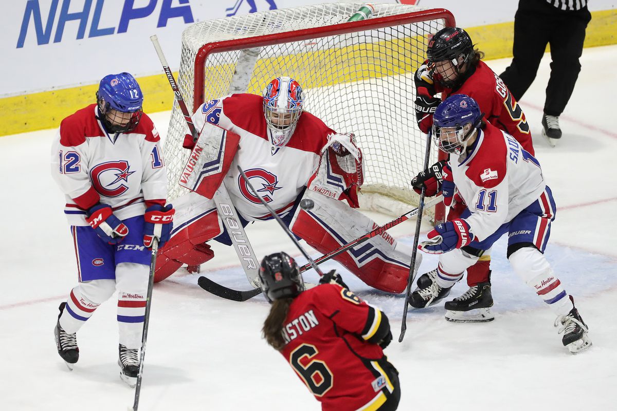 The Canadian Women’s Hockey League’s Clarkson Cup final between Calgary Inferno and Canadiennes de Montreal.