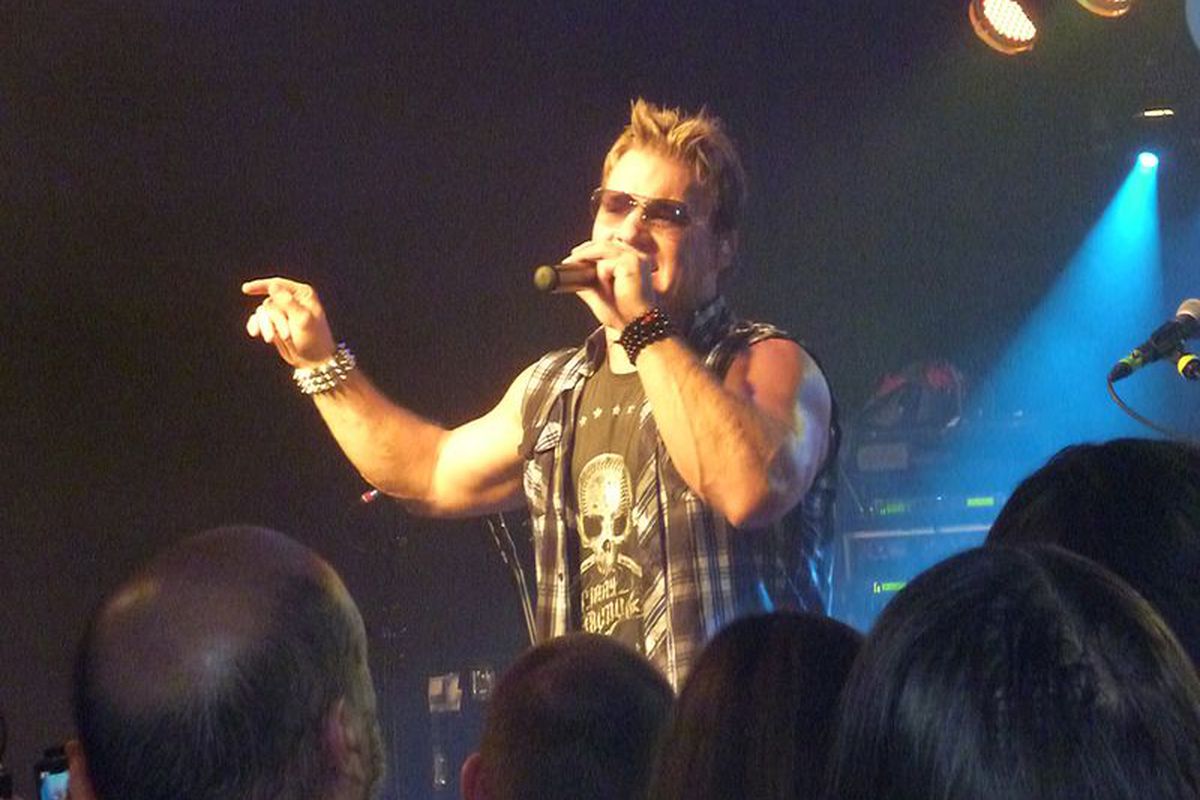 If he's not too busy with his band Fozzy, Chris Jericho could be back with WWE for WrestleMania 29. Photo via <a href="http://commons.wikimedia.org/wiki/File:Chris_Jericho_Fozzy.JPG" target="new">Wikimedia</a>. 