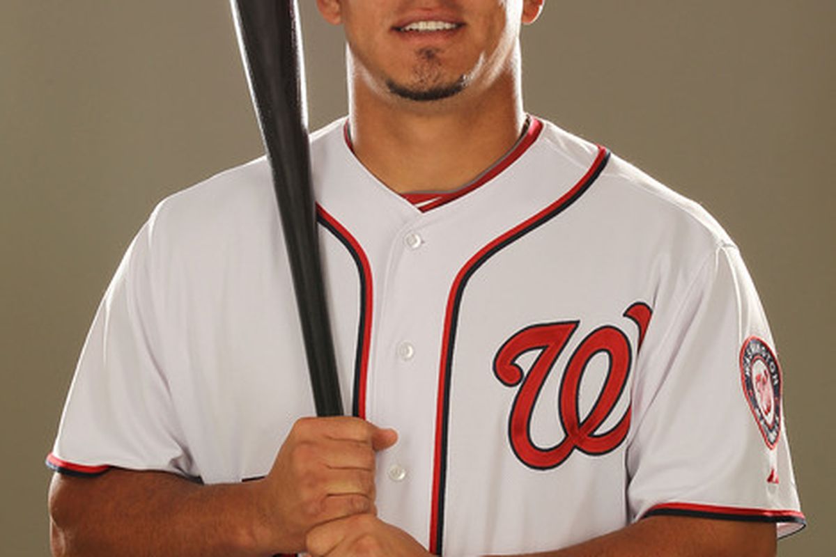 VIERA FL - FEBRUARY 25:  Wilson Ramos #3 of the Washington Nationals poses for a portrait during Spring Training Photo Day at Space Coast Stadium on February 25 2011 in Viera Florida.  (Photo by Al Bello/Getty Images)