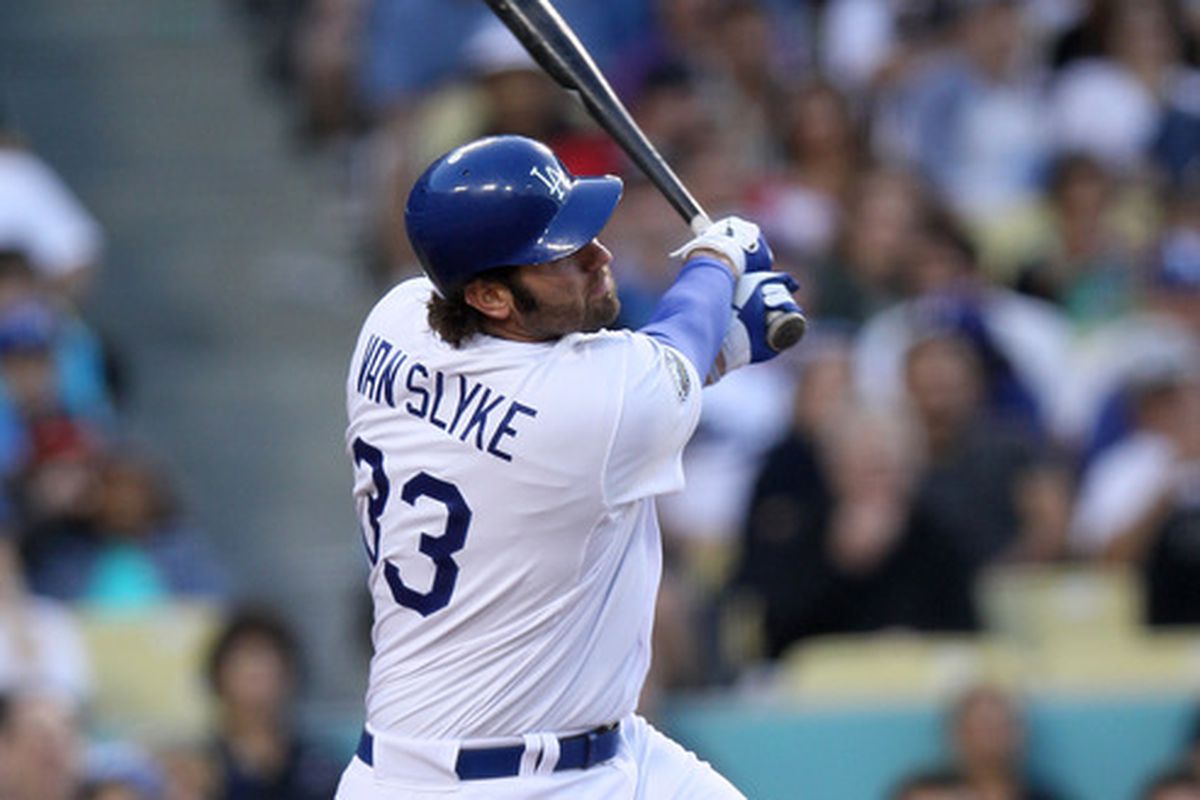 Scott Van Slyke was one of the hottest hitters in minor league baseball in April