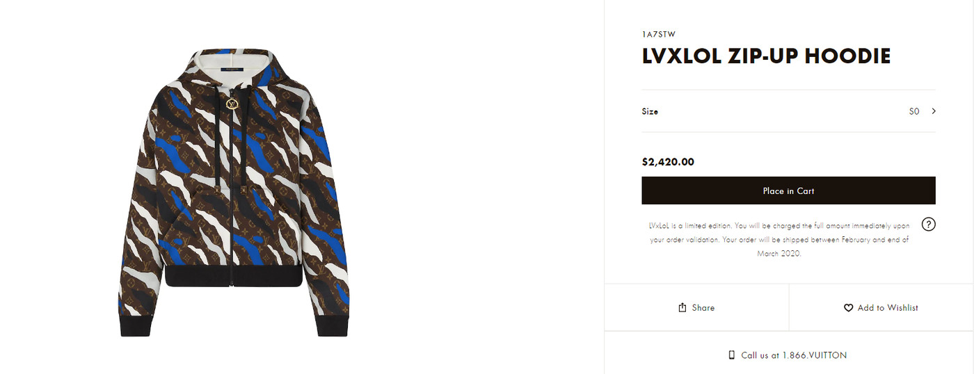 The Louis Vuitton x League of Legends hoodie costs $2,420 - Polygon