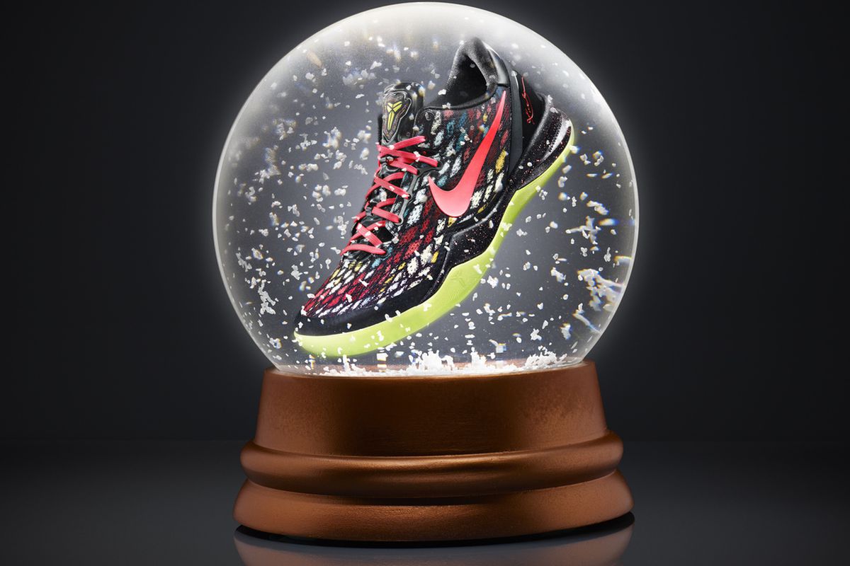 Kobe Bryant's Nike Kobe 8 System shoe debuting on Christmas Day. 