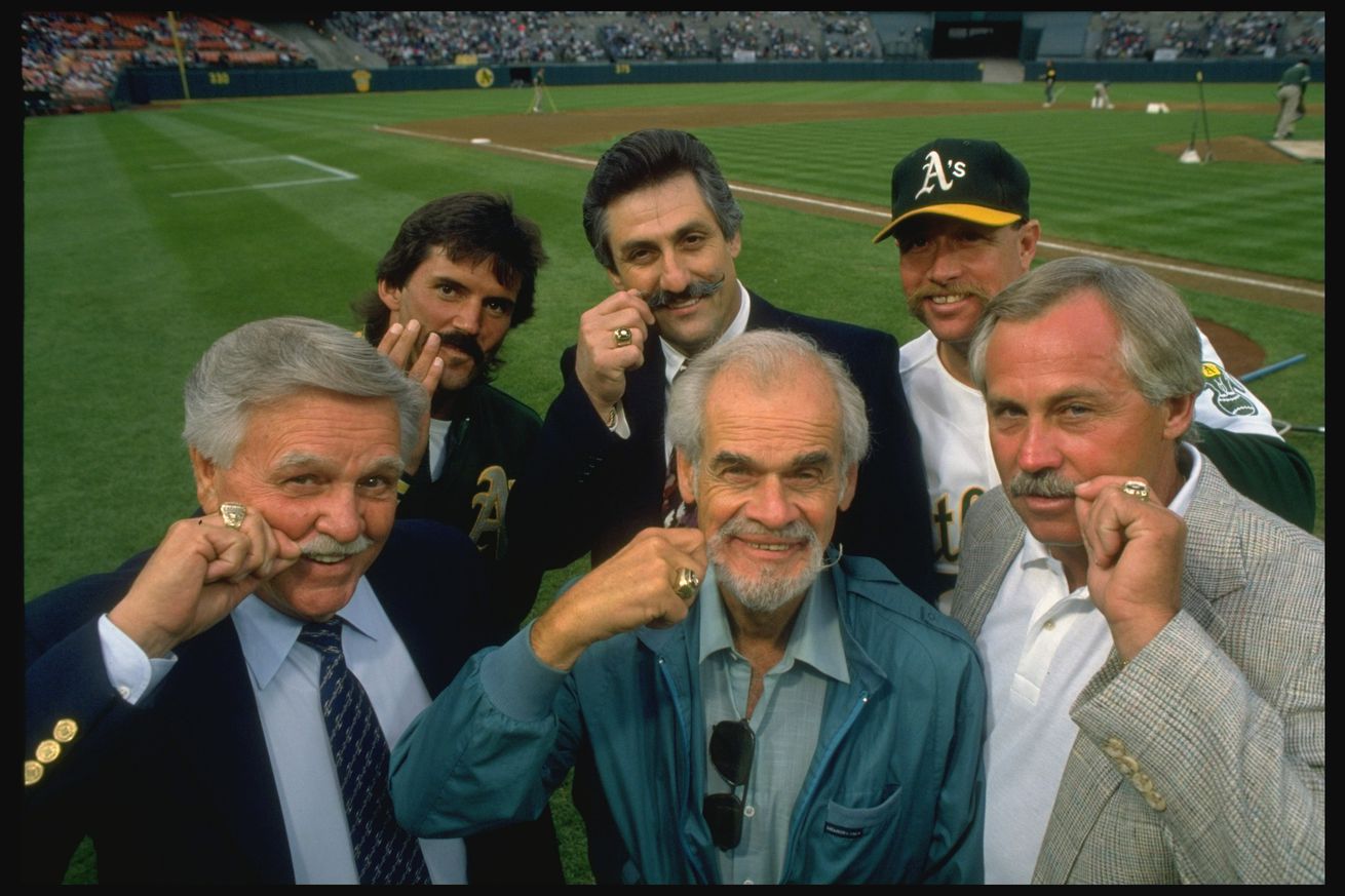 Baseball: Mustache judges (clockwise fro