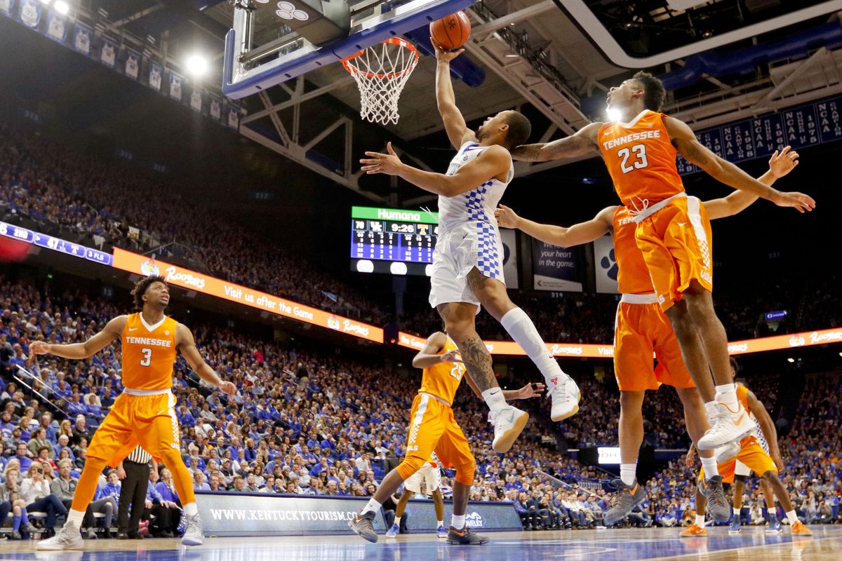 NCAA Basketball: Tennessee at Kentucky