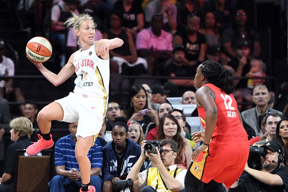 “I know I’m playing 365 days, and it’s a lot at times,” the Sky’s Courtney Vandersloot said. “At the same time, that’s what’s growing my career. You don’t get to play basketball your whole life.” 
