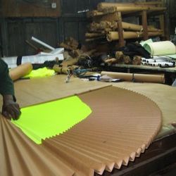 The pleating process